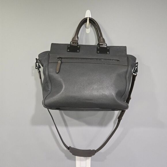 🐢 Rag & Bone Pilot Bag Large Dark Grey Excellent Condition - Picture 6 of 17